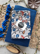 Firoji Handloom Khadi Cotton Saree With Kalmkari Print Blouse